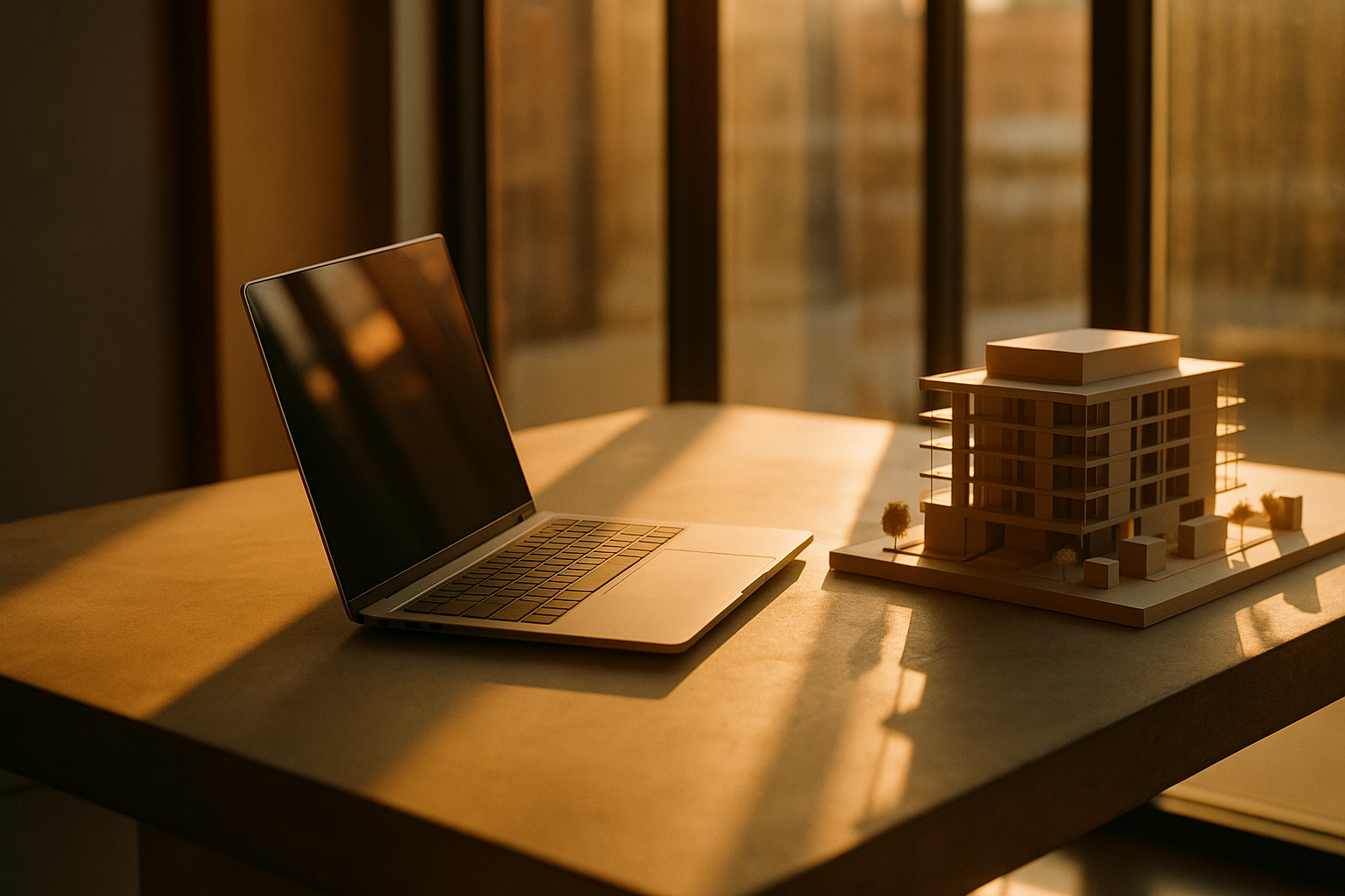 Modern technology workspace